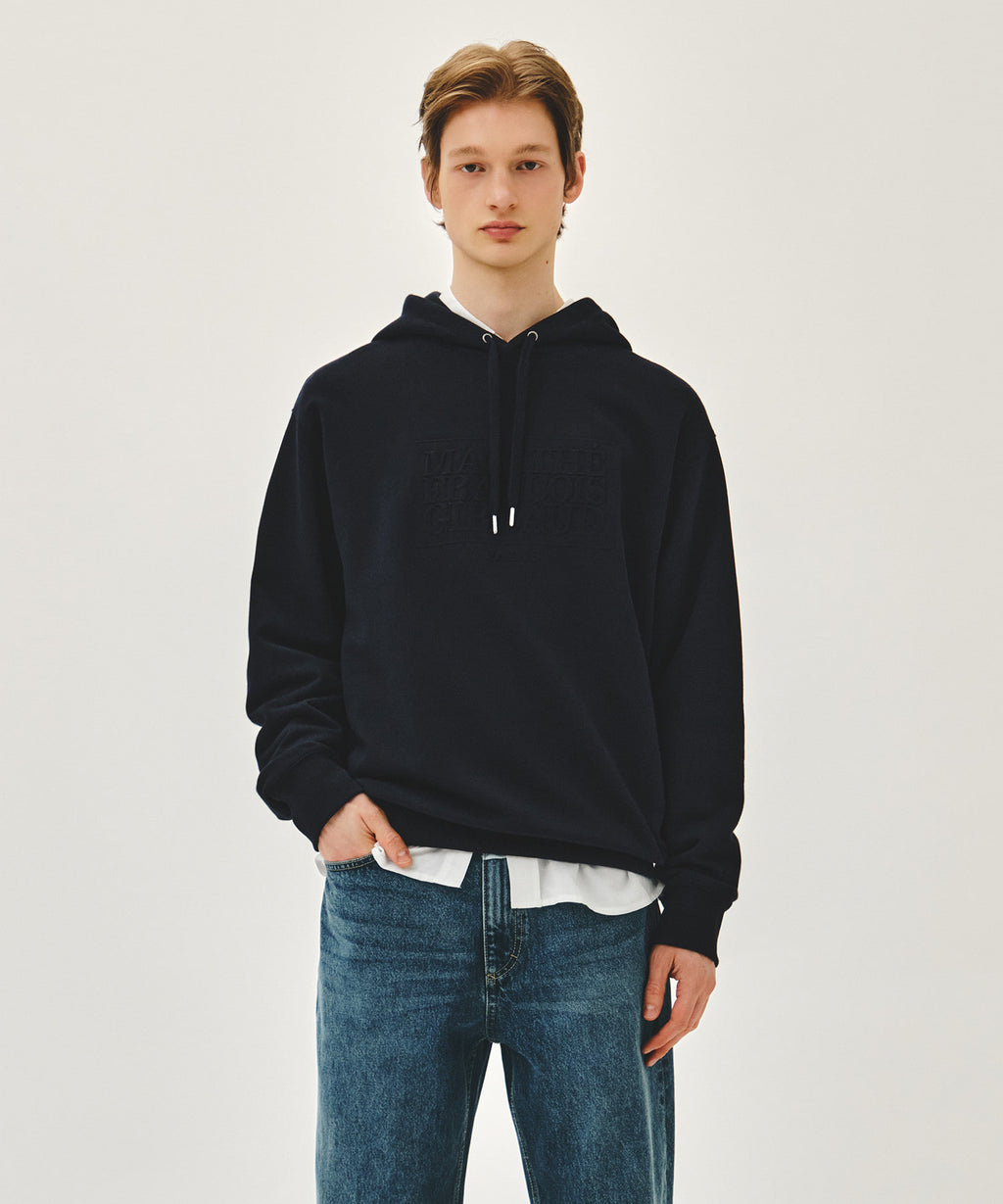 Marithe & Francois Girbaud - Embo Classic Logo Hoodie (Navy) product image 1 | TRAB K-Fashion Australia