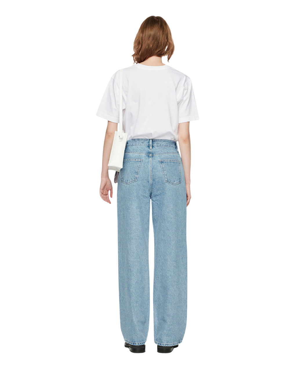 Kimhe Kim - Label Wide Denim (White) product image 4 | TRAB K-Fashion Australia