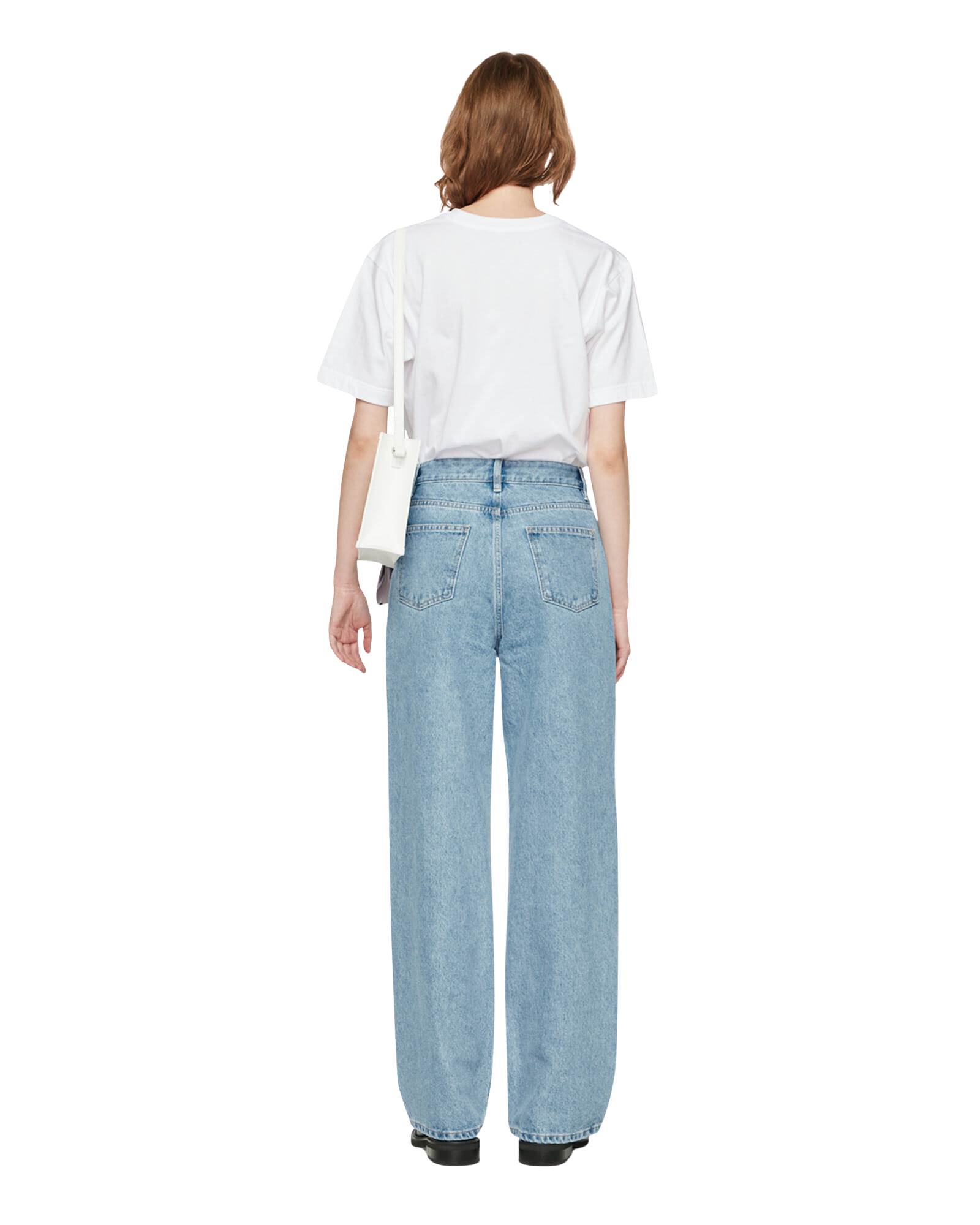 Kimhe Kim - Label Wide Denim (White) product image 4 | TRAB K-Fashion Australia