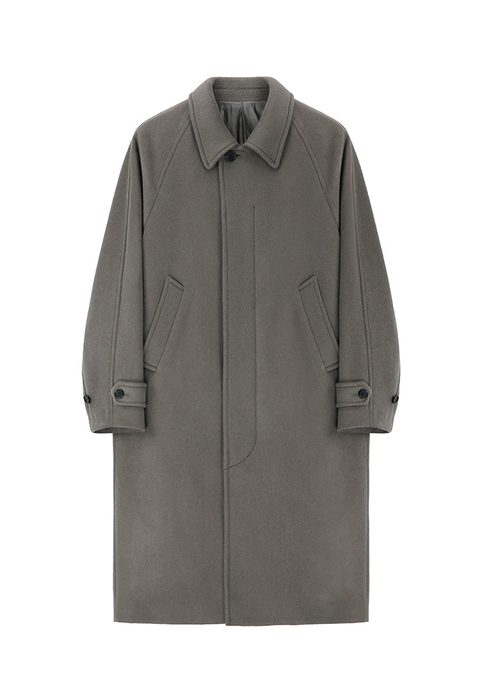 Art if acts - Cashmere Soutien Collar Coat (Moss Grey) product image 9 | TRAB K-Fashion Australia