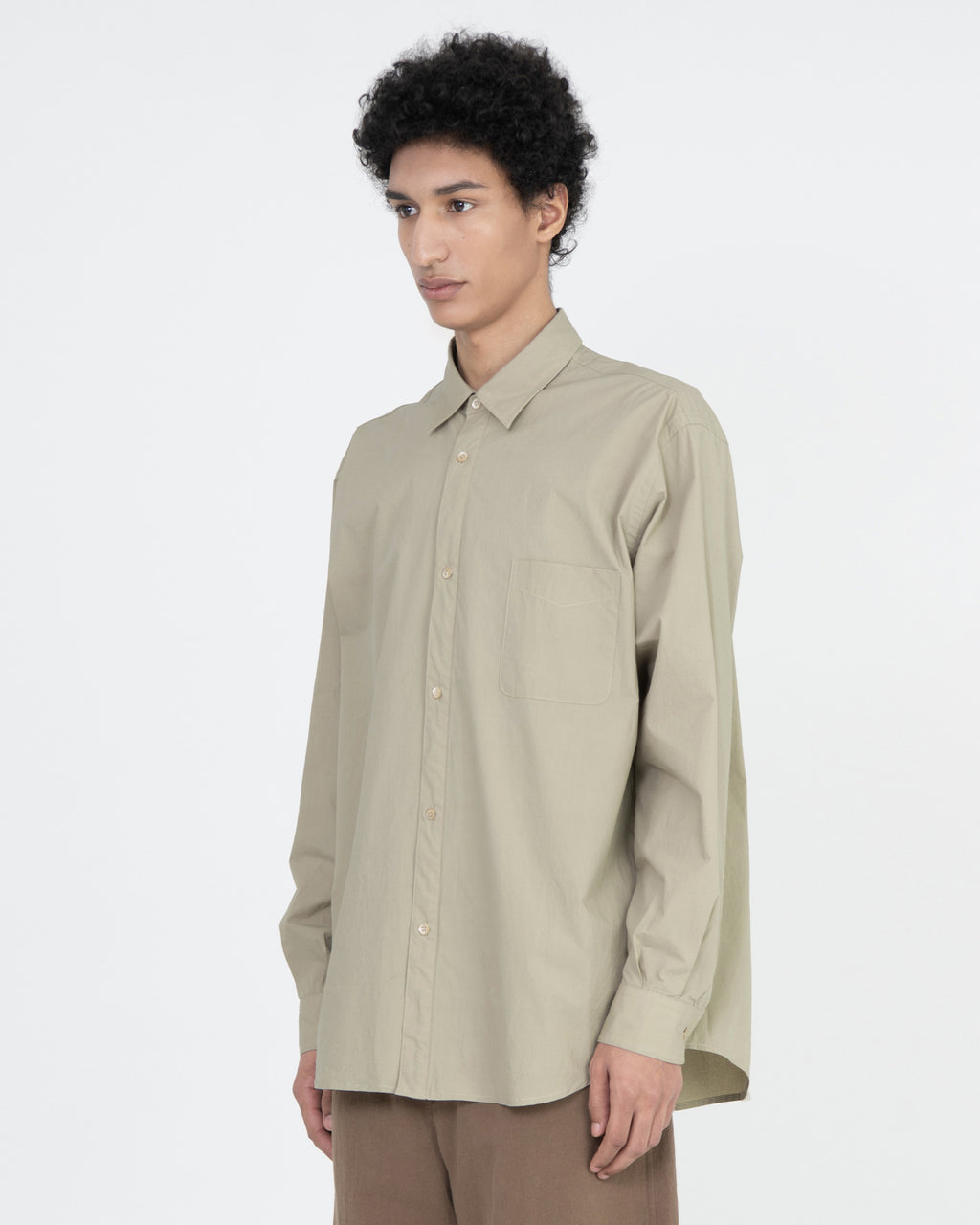 Brownyard - Essential Shirt (Beige) product image 4 | TRAB K-Fashion Australia