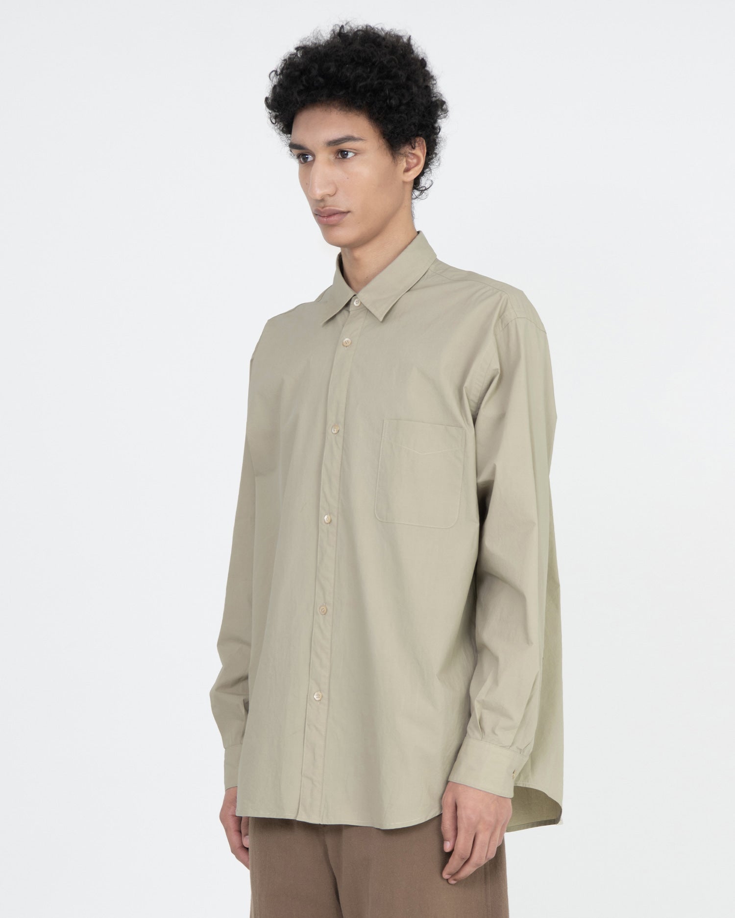 Brownyard - Essential Shirt (Beige) product image 4 | TRAB K-Fashion Australia