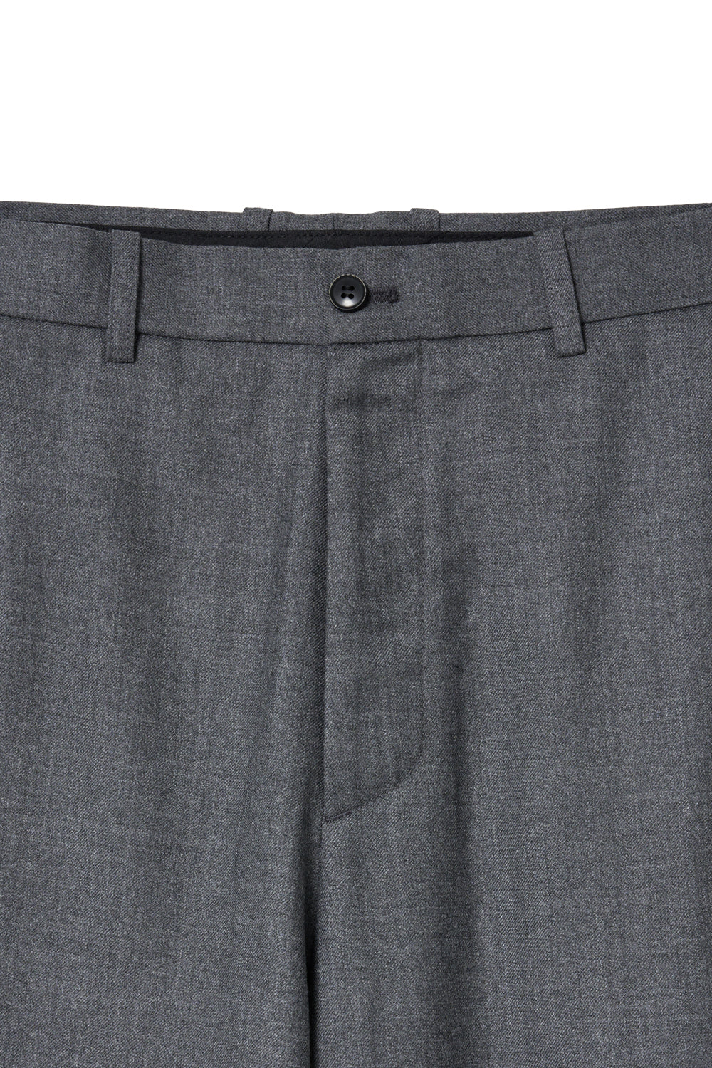 Hatchingroom - Wide Curve Trousers Flannel Wool (Grey) product image 3 | TRAB K-Fashion Australia