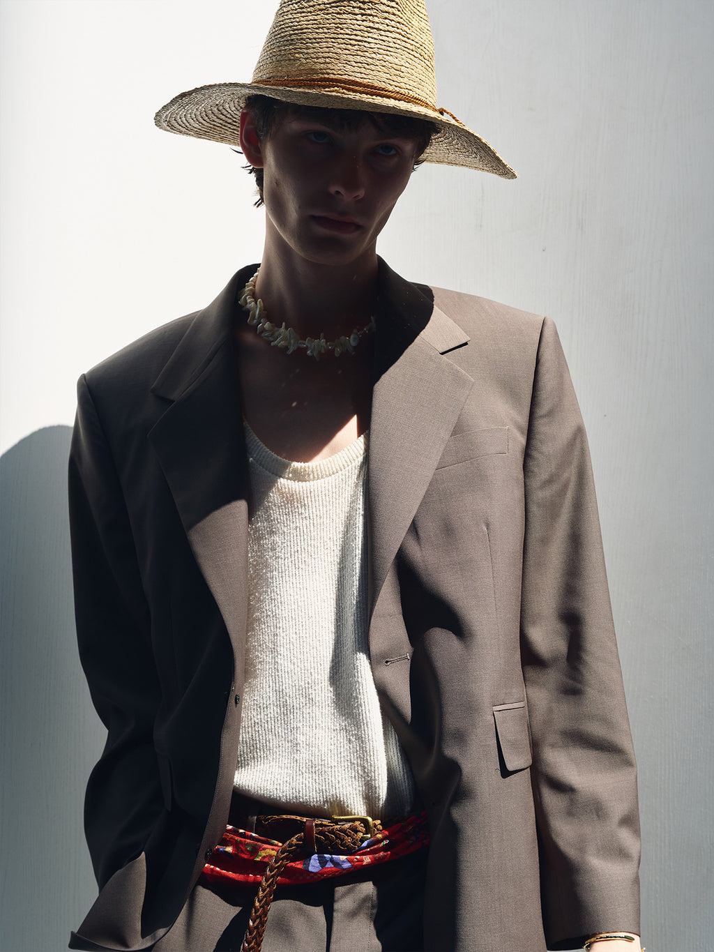 Tonywack - Tropical Wool Relaxed Blazer (Taupe) product image 9 | TRAB K-Fashion Australia