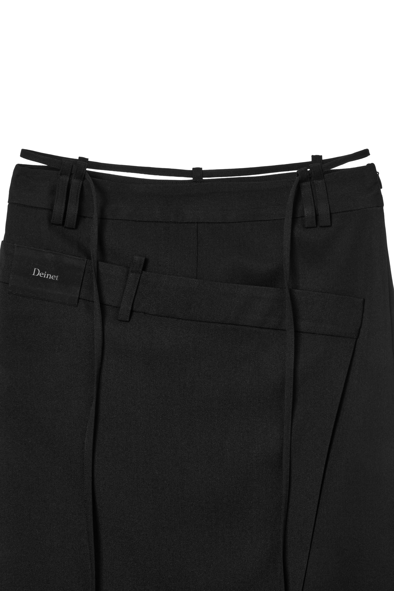 Deinet - Belt Long Raw Skirt (Black) product image 13 | TRAB K-Fashion Australia