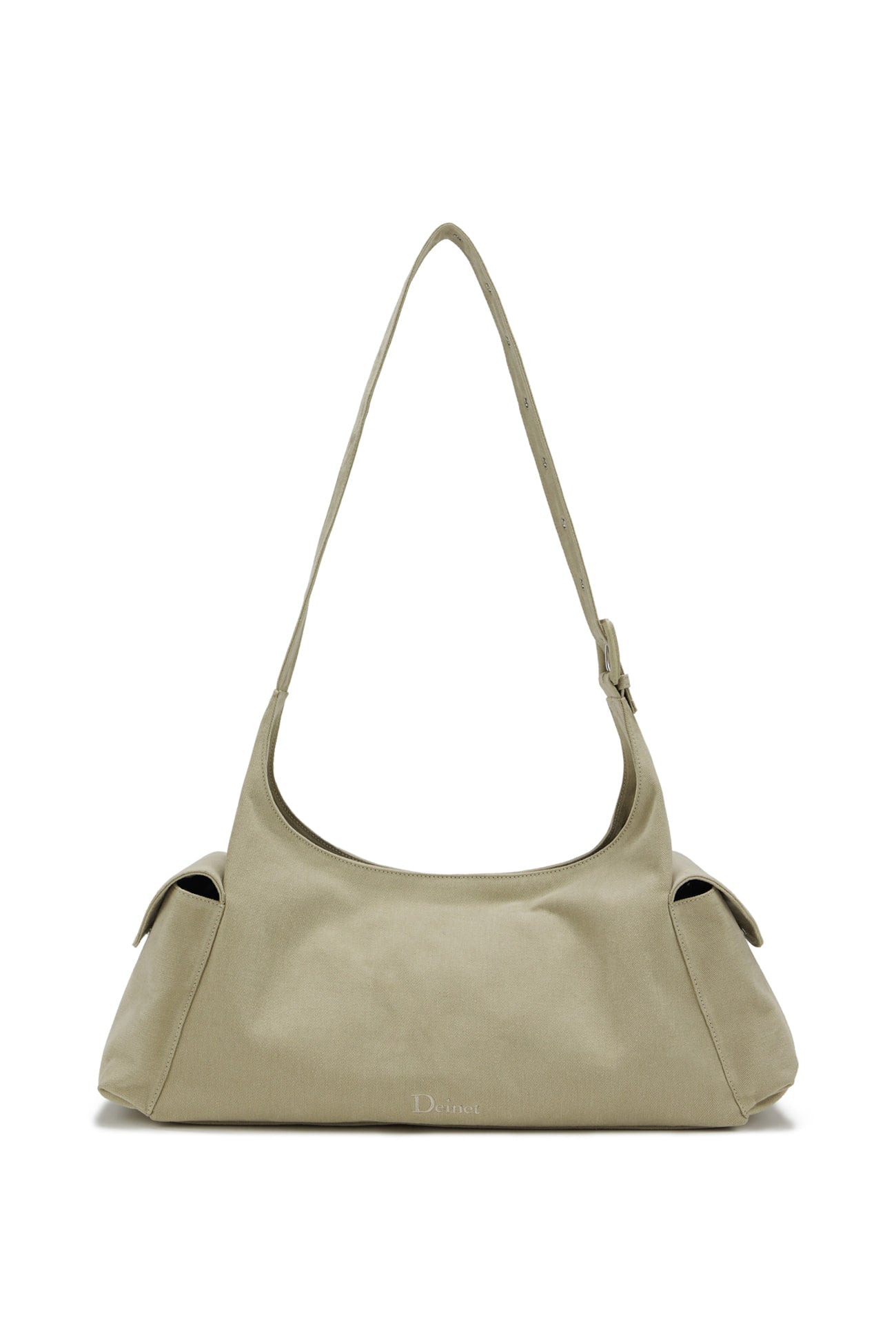 Deinet - Deinet Peach Cotton Buckle Bag (Beige) product image 4 | TRAB K-Fashion Australia