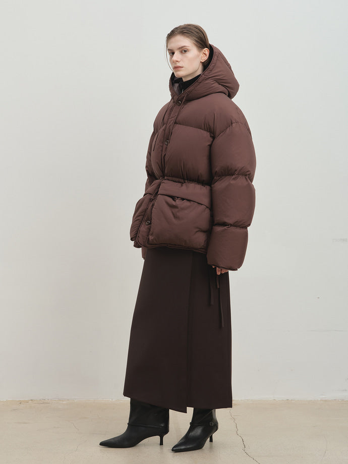Tonywack - Super Light Down Puffer Jacket (Pale Burgundy) product image 5 | TRAB K-Fashion Australia