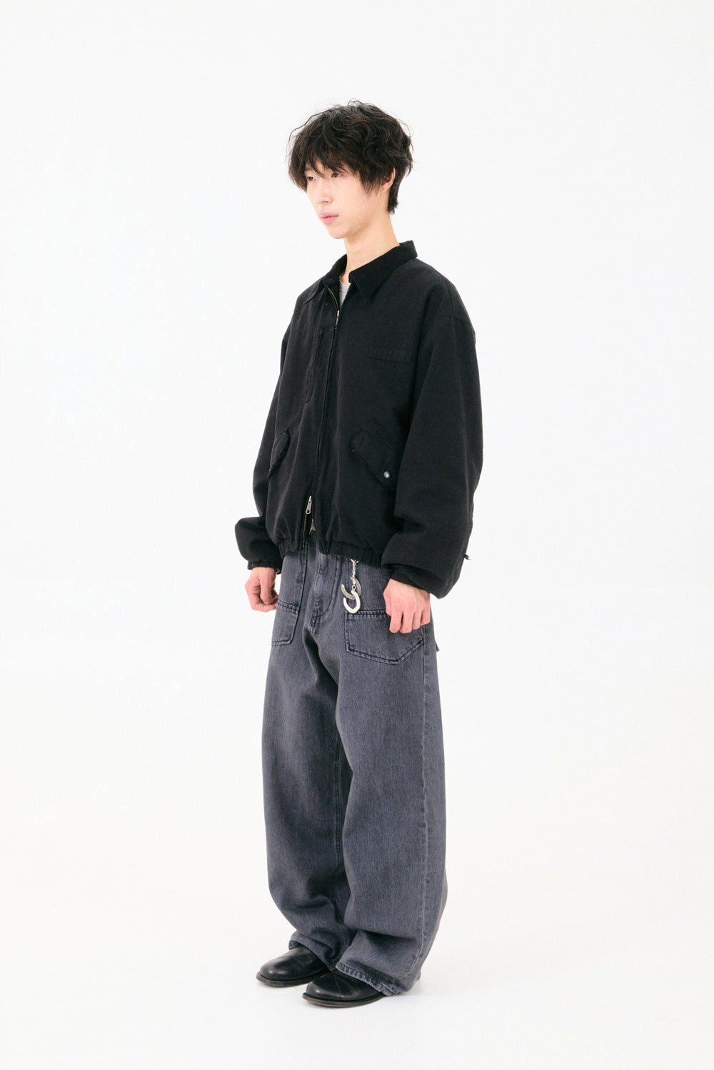 Hatchingroom - Detachable Flight Jacket (Black) product image 9 | TRAB K-Fashion Australia