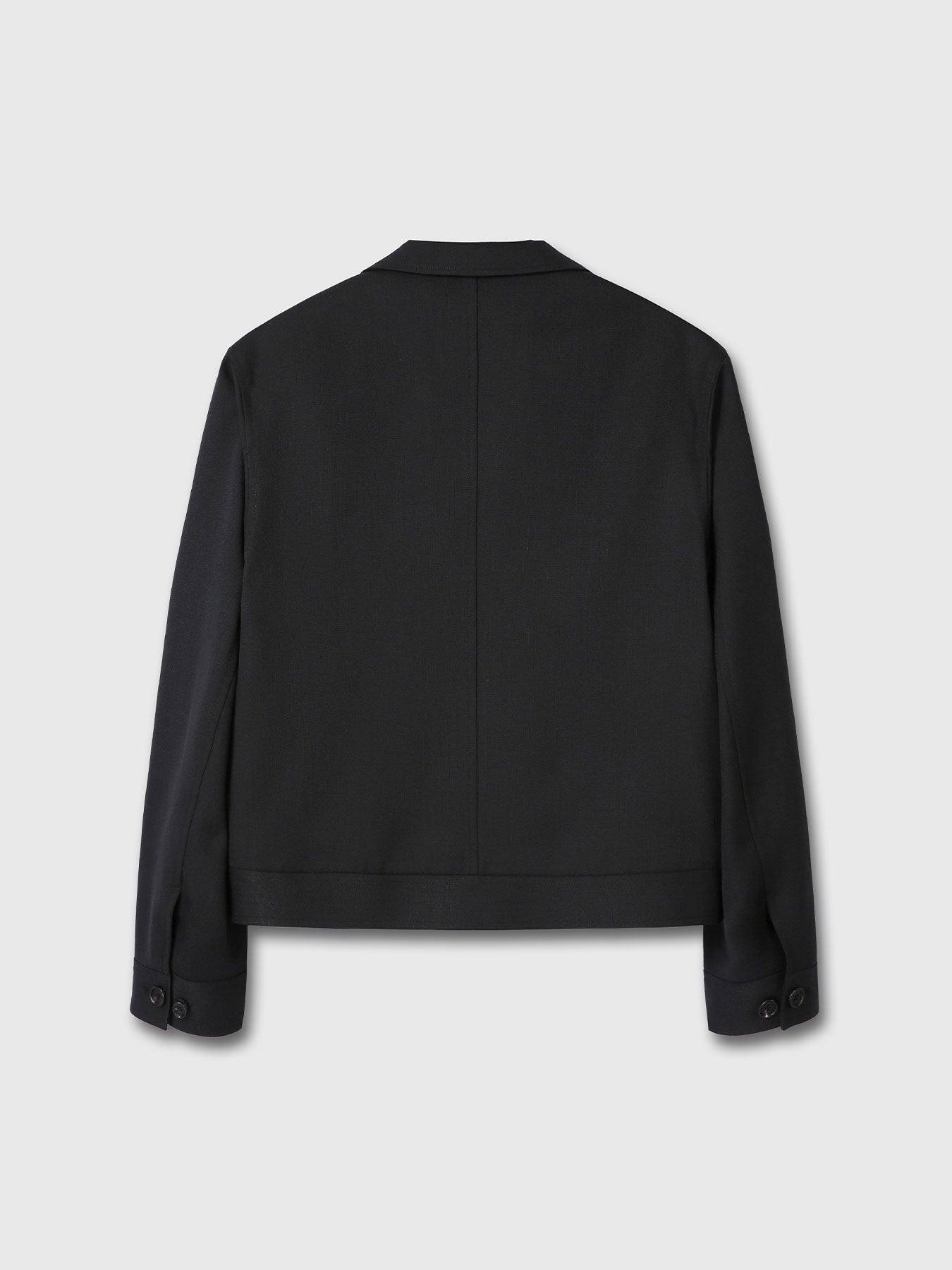 Tonywack - Wool Cropped Tailored Blouson (Black) product image 10 | TRAB K-Fashion Australia