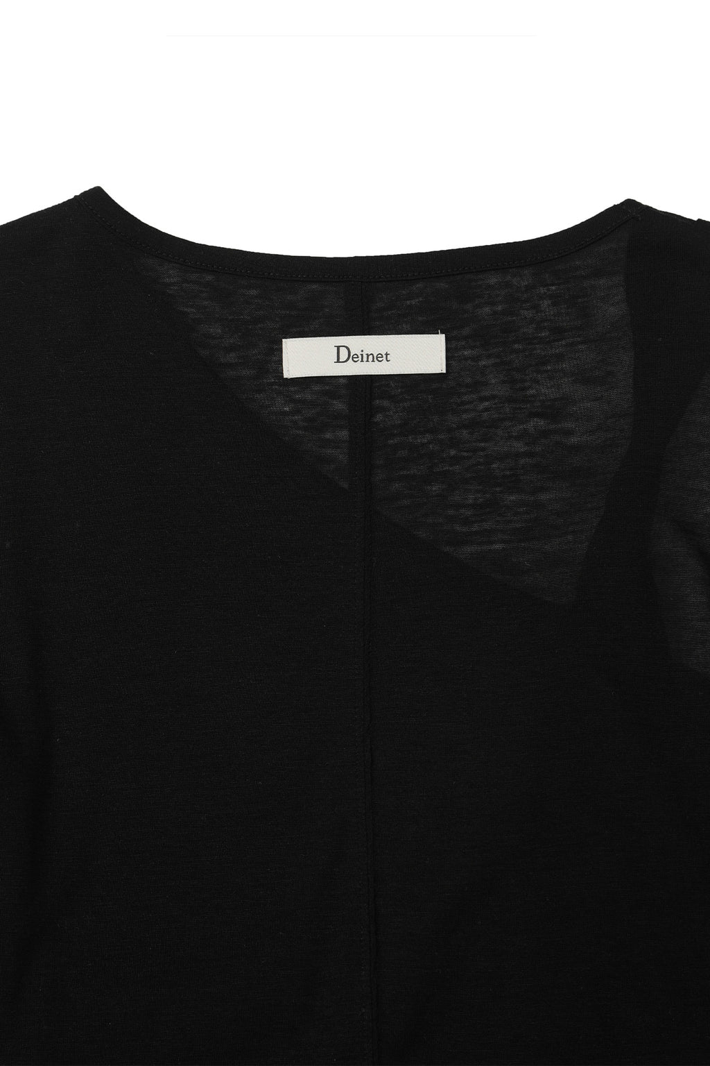 Deinet - One Shoulder Draped Asymmetric Top (Black) product image 14 | TRAB K-Fashion Australia