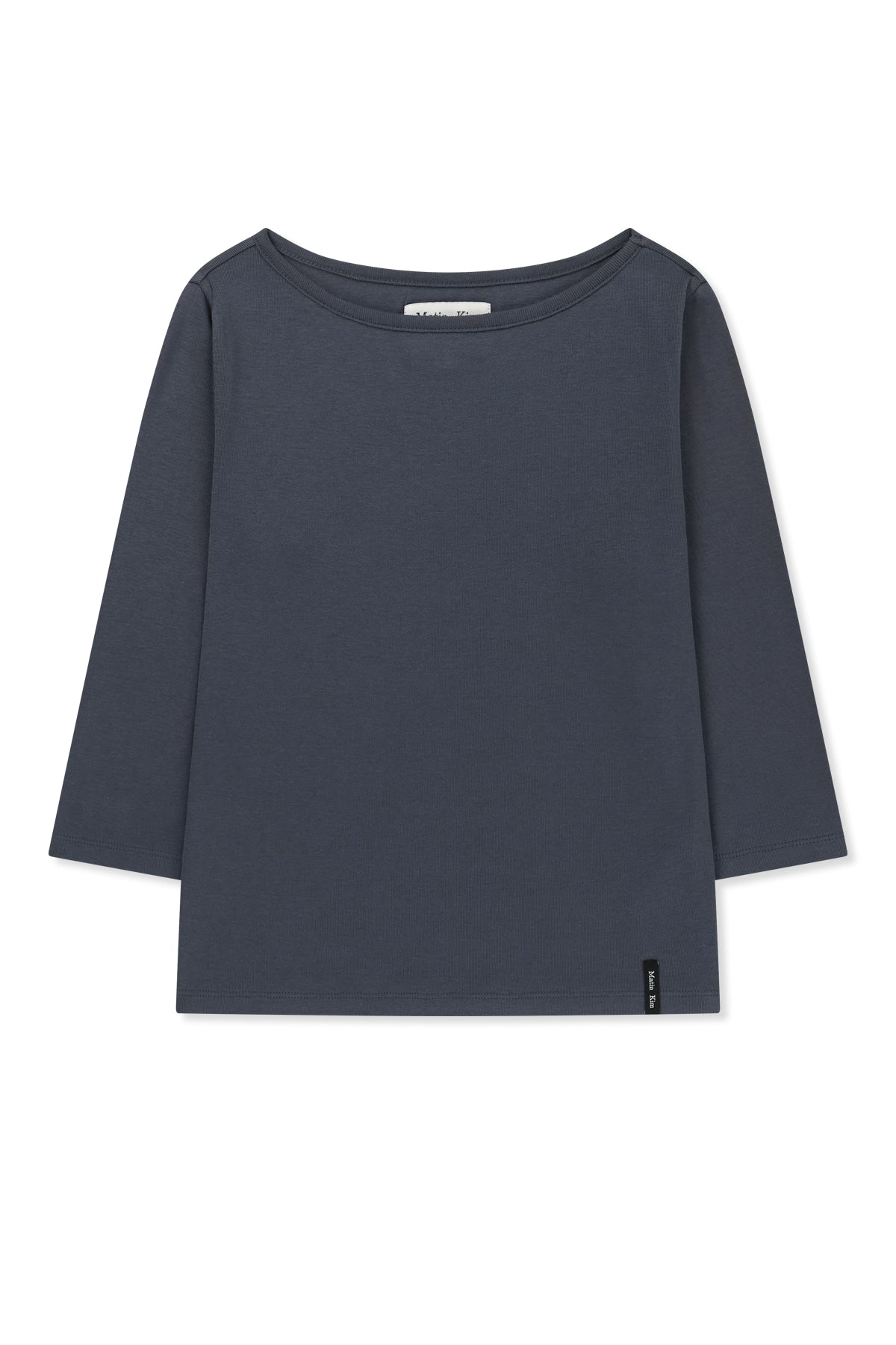Matin Kim - 3/4 Sleeve Top & Tank Layered Set (Smoke Blue) product image 2 | TRAB K-Fashion Australia