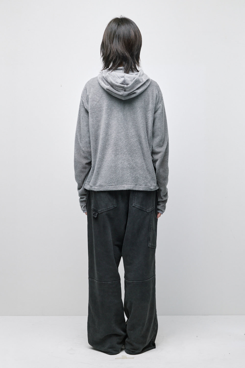 Hatchingroom - Fuzzy Mesh Hoodie Light (Grey) product image 11 | TRAB K-Fashion Australia