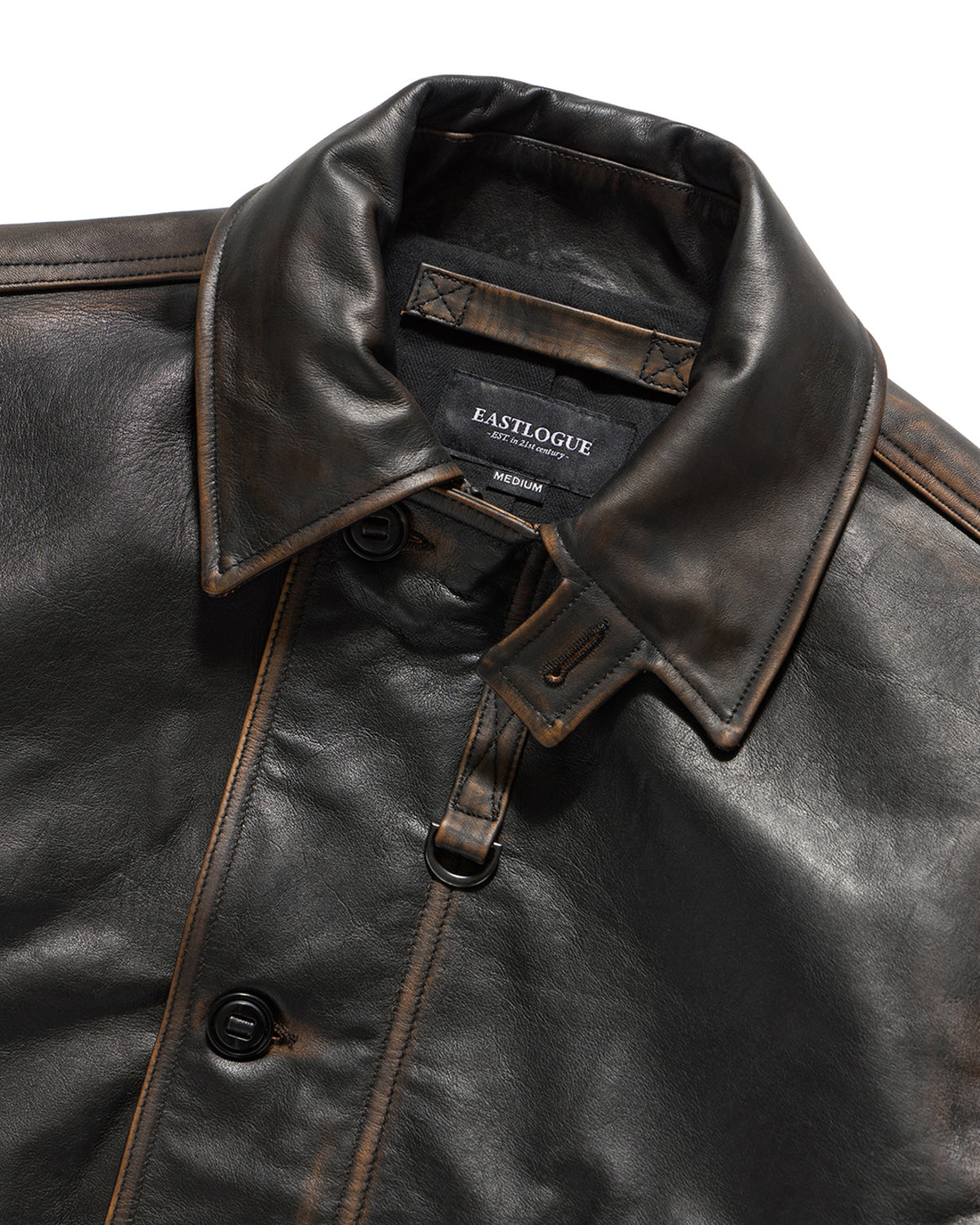Eastlogue - Mk3 Leather Jacket (Vintage Black) product image 3 | TRAB K-Fashion Australia