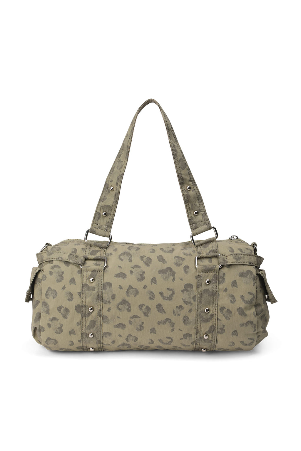 Deinet - Logo Leopard Duffle Mini Bag (Khaki) product image 5 | TRAB K-Fashion Australia