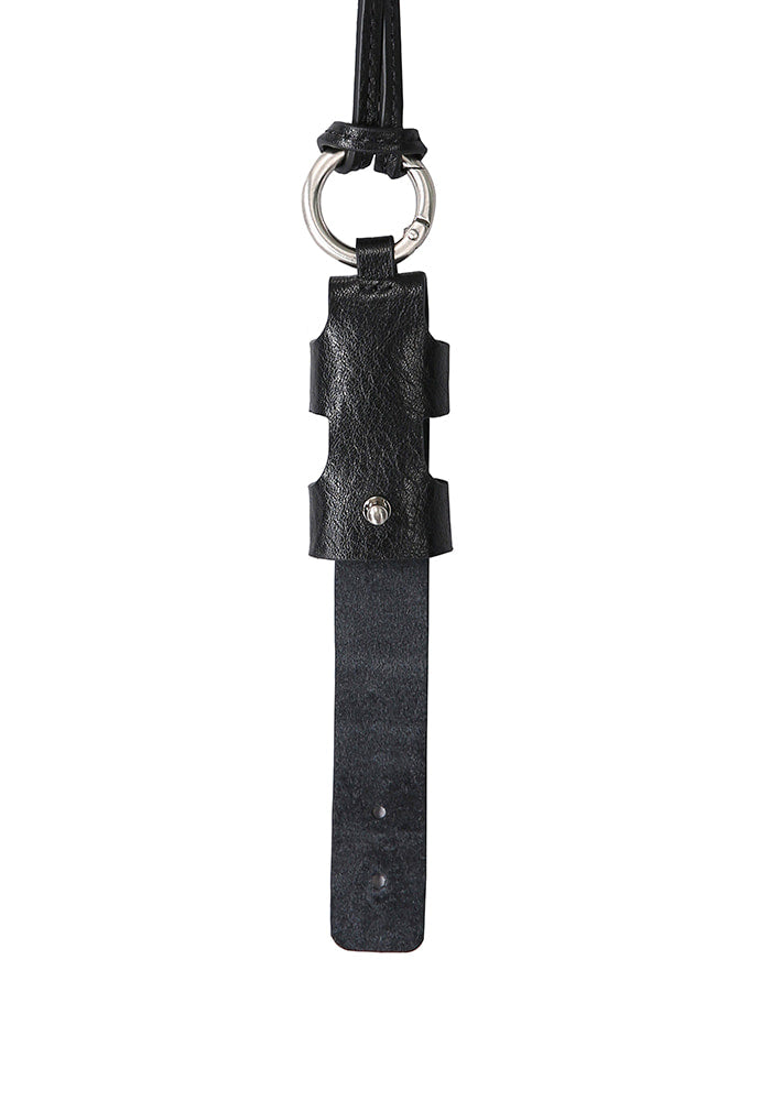 Art if acts - Leather Lip Balm Chain (Black) product image 5 | TRAB K-Fashion Australia