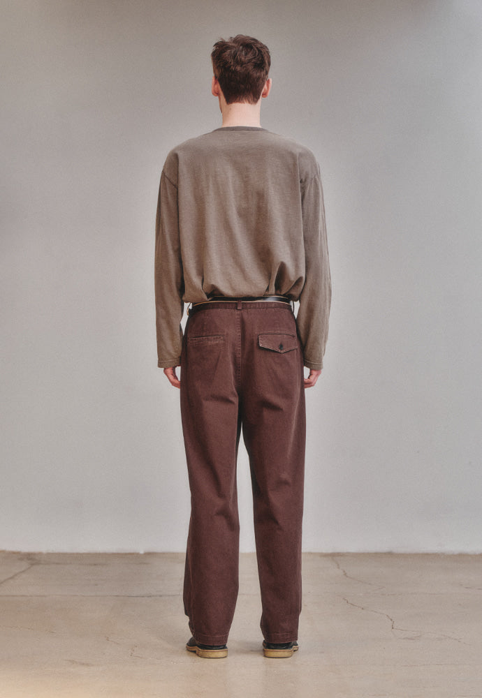 Art if acts - Garment Dyed Henley Long Sleeve (Mud Brown) product image 5 | TRAB K-Fashion Australia