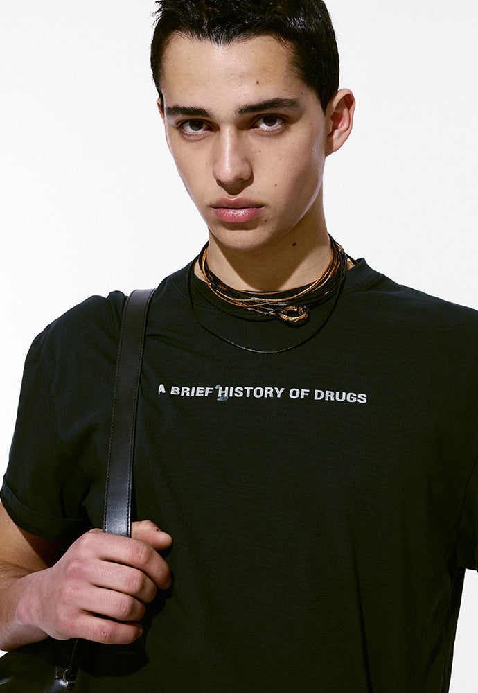 Tonywack - Drug Reference Garment Dyeing T-Shirt (Black Pigment) product image 7 | TRAB K-Fashion Australia