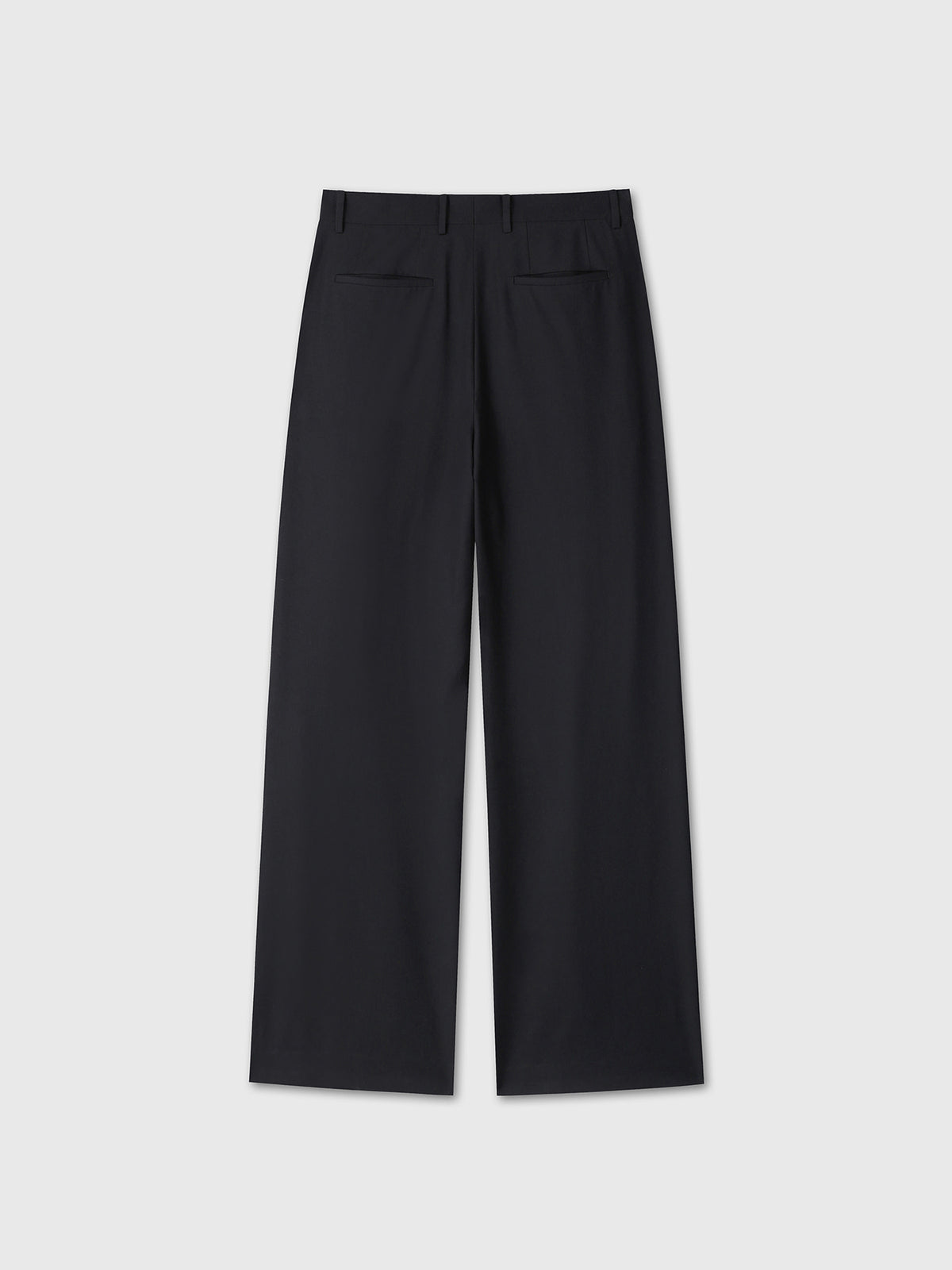 Tonywack - Cross Tuck Wide Trousers (Black) product image 10 | TRAB K-Fashion Australia