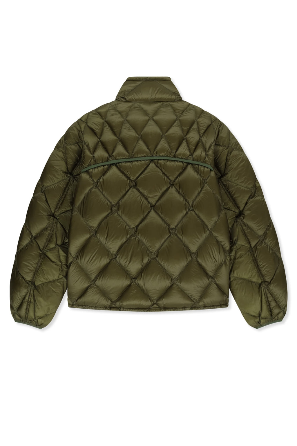 Matin Kim - Mix Quilted Light Down Jumper (Khaki) product image 3 | TRAB K-Fashion Australia