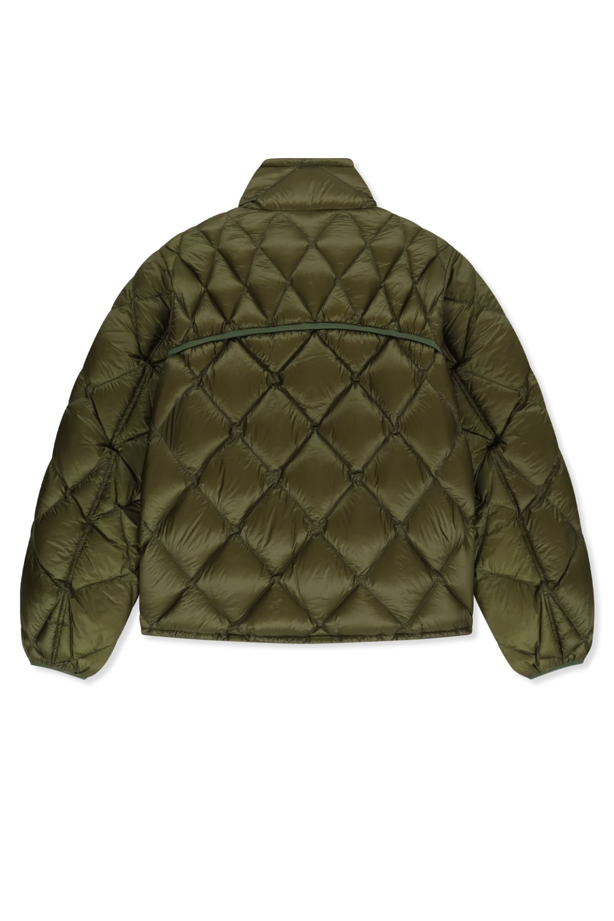 Matin Kim - Mix Quilted Light Down Jumper (Khaki) product image 3 | TRAB K-Fashion Australia