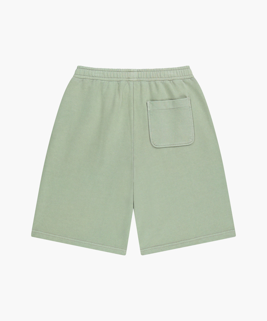 Marithe & Francois Girbaud - Outline Classic Logo Dyeing Bermuda Sweat Shorts (Mint) product image 6 | TRAB K-Fashion Australia