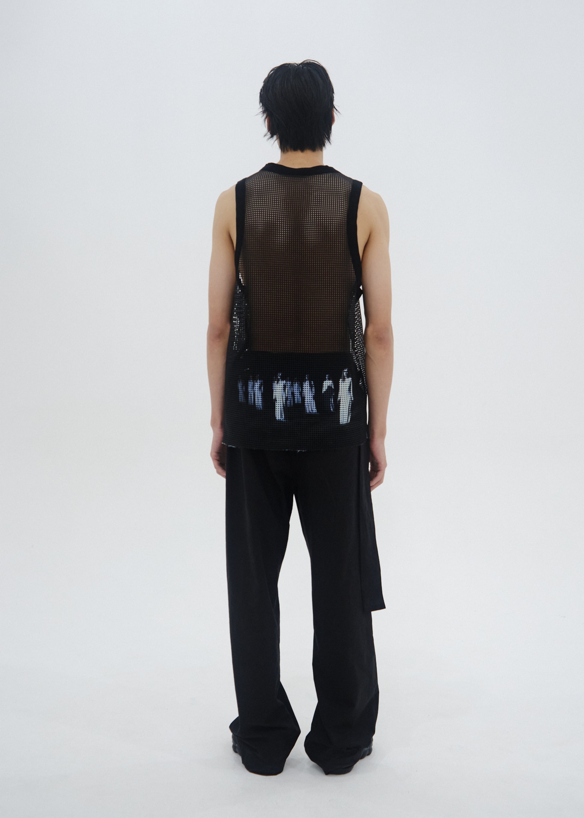 Hyein Seo - "JR" Mesh Sleeveless (Black) product image 4 | TRAB K-Fashion Australia