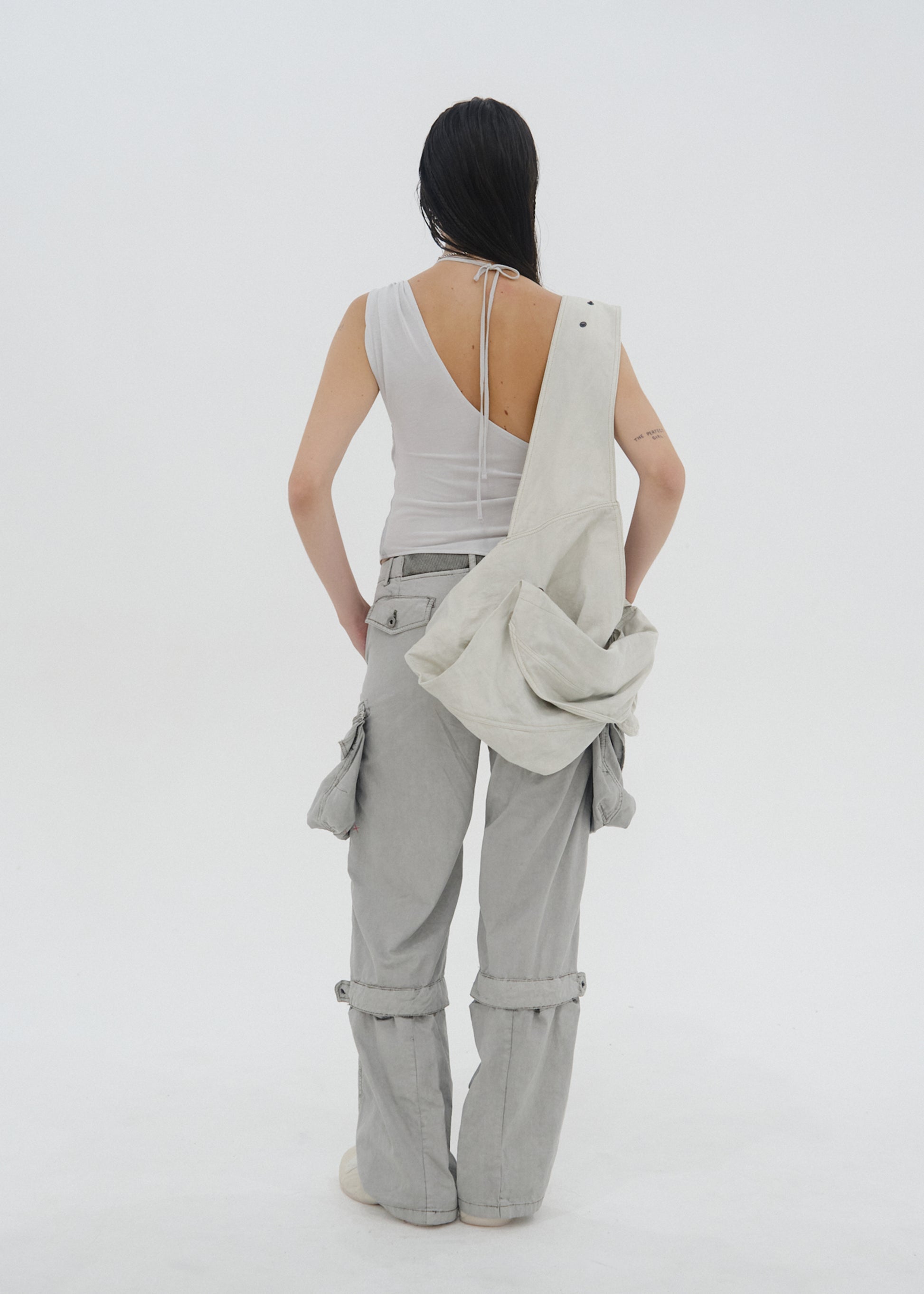 Hyein Seo - Convertible Pocket Pants (Moon Grey) product image 8 | TRAB K-Fashion Australia