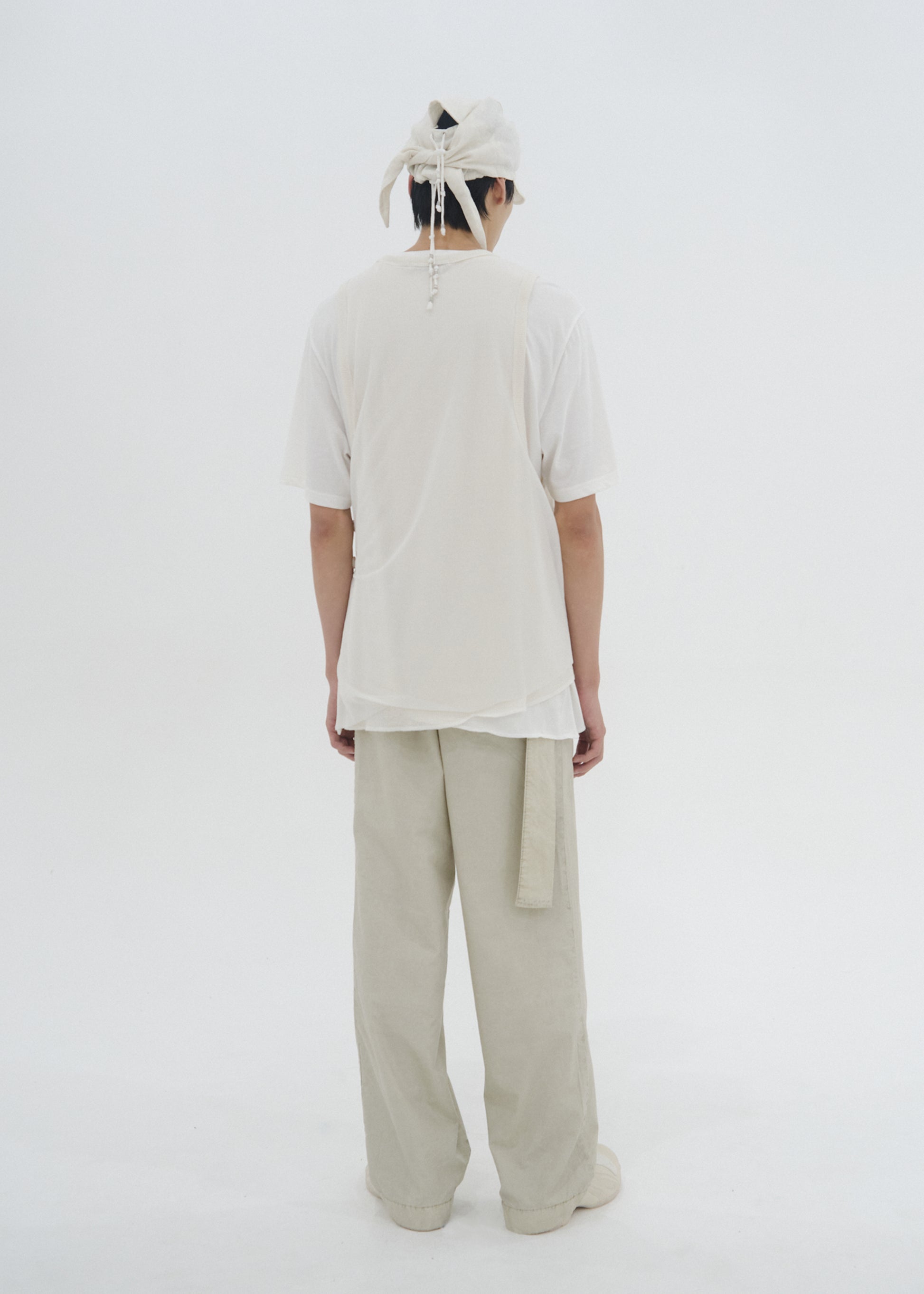 Hyein Seo - Double Layer T-Shirt (Ivory) product image 4 | TRAB K-Fashion Australia