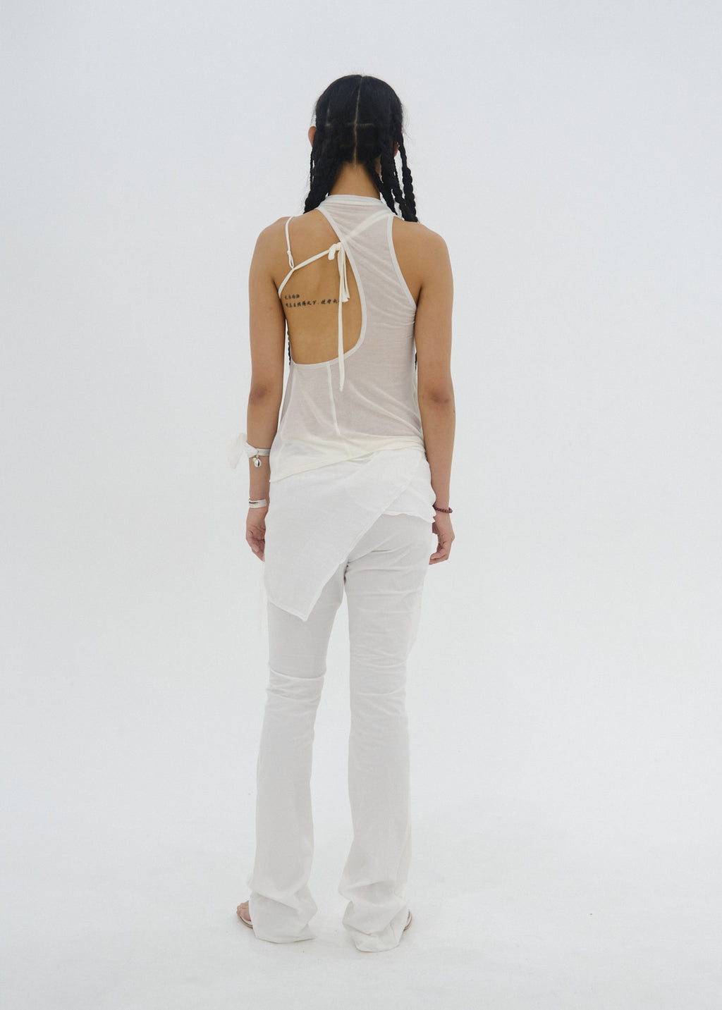 Hyein Seo - Layered Halter Top (White) product image 4 | TRAB K-Fashion Australia