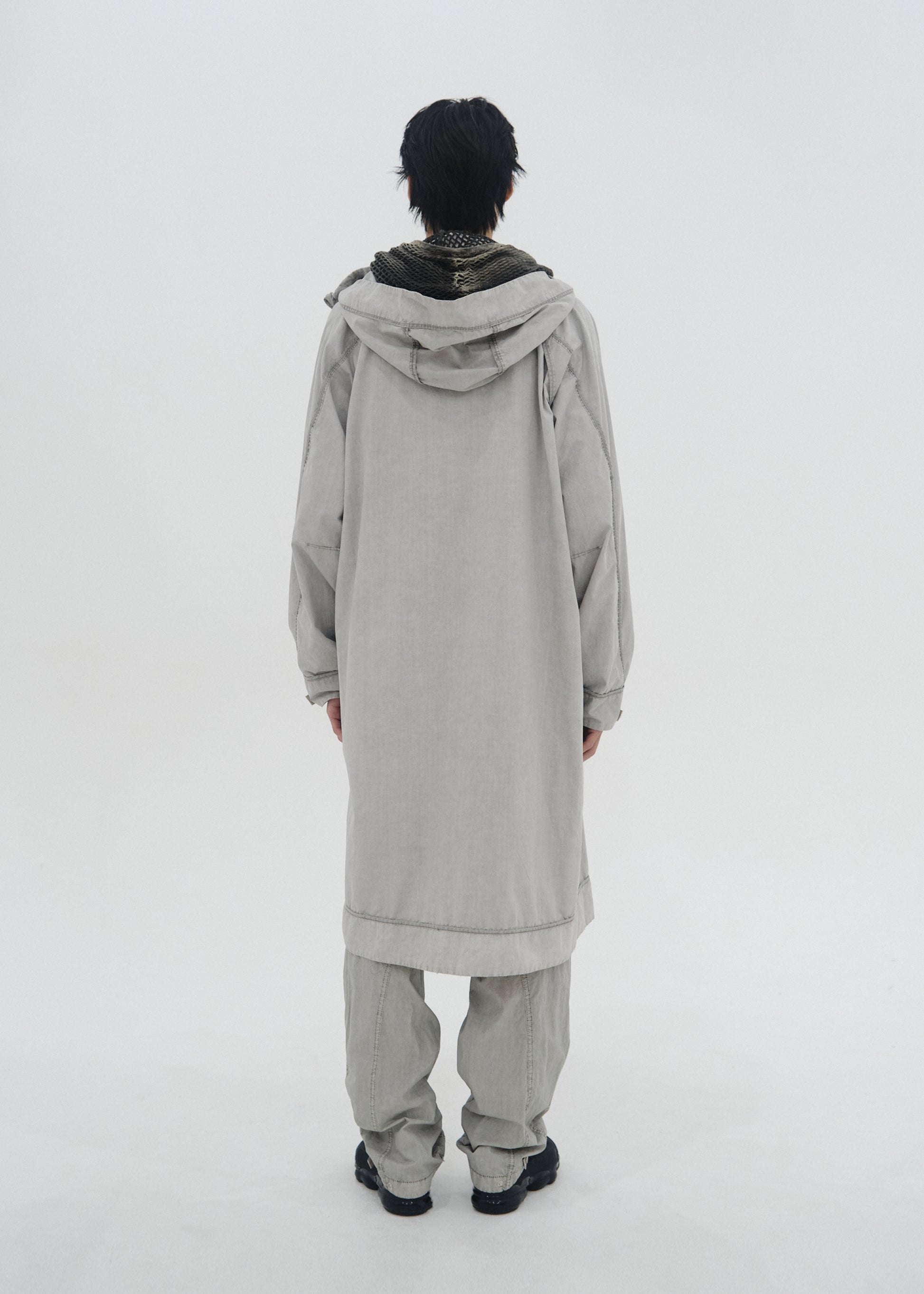 Hyein Seo - Reversed Coat (Moon Grey) product image 4 | TRAB K-Fashion Australia