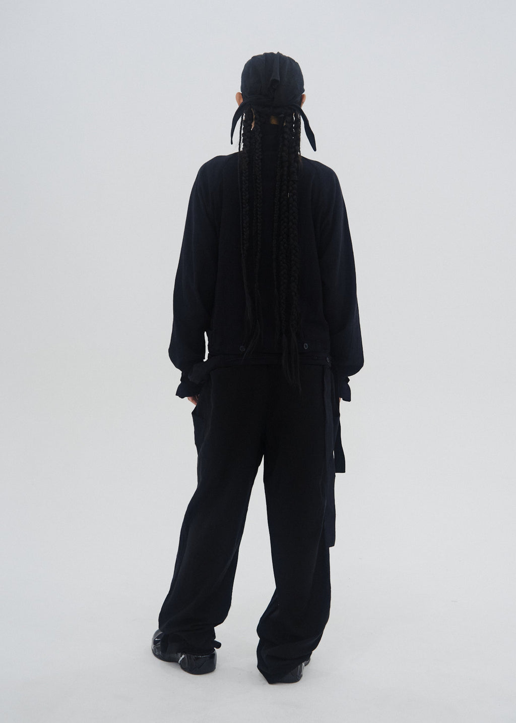 Hyein Seo - Seed Charm Bag Pants (Black) product image 4 | TRAB K-Fashion Australia