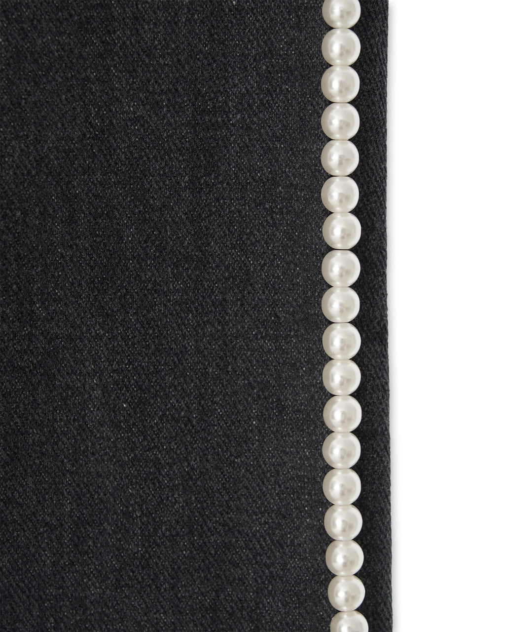 Kimhe Kim - Pearl Embellished Flare Jeans (Black) product image 9 | TRAB K-Fashion Australia