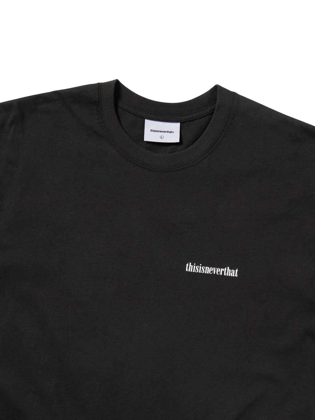 thisisneverthat - 4 Panels Tee (Off Black) product image 3 | TRAB K-Fashion Australia