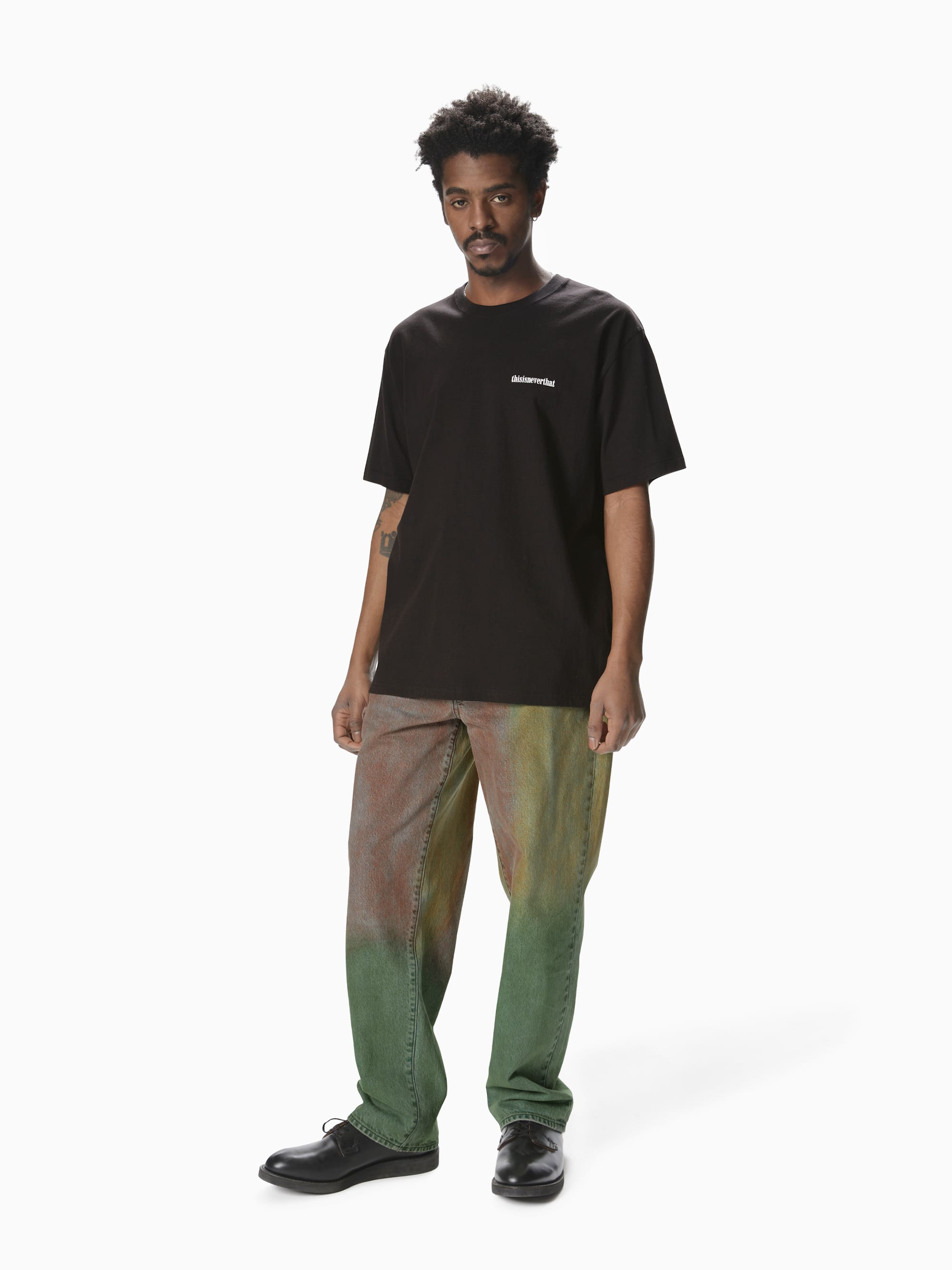 thisisneverthat - 4 Panels Tee (Off Black) product image 4 | TRAB K-Fashion Australia