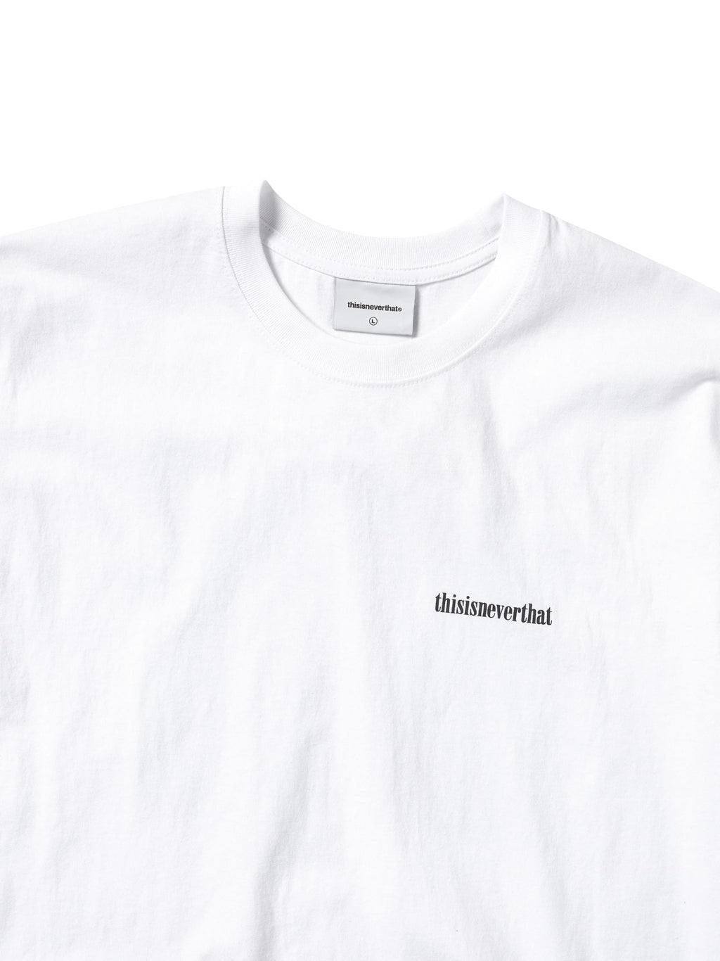 thisisneverthat - 4 Panels Tee (White) product image 3 | TRAB K-Fashion Australia