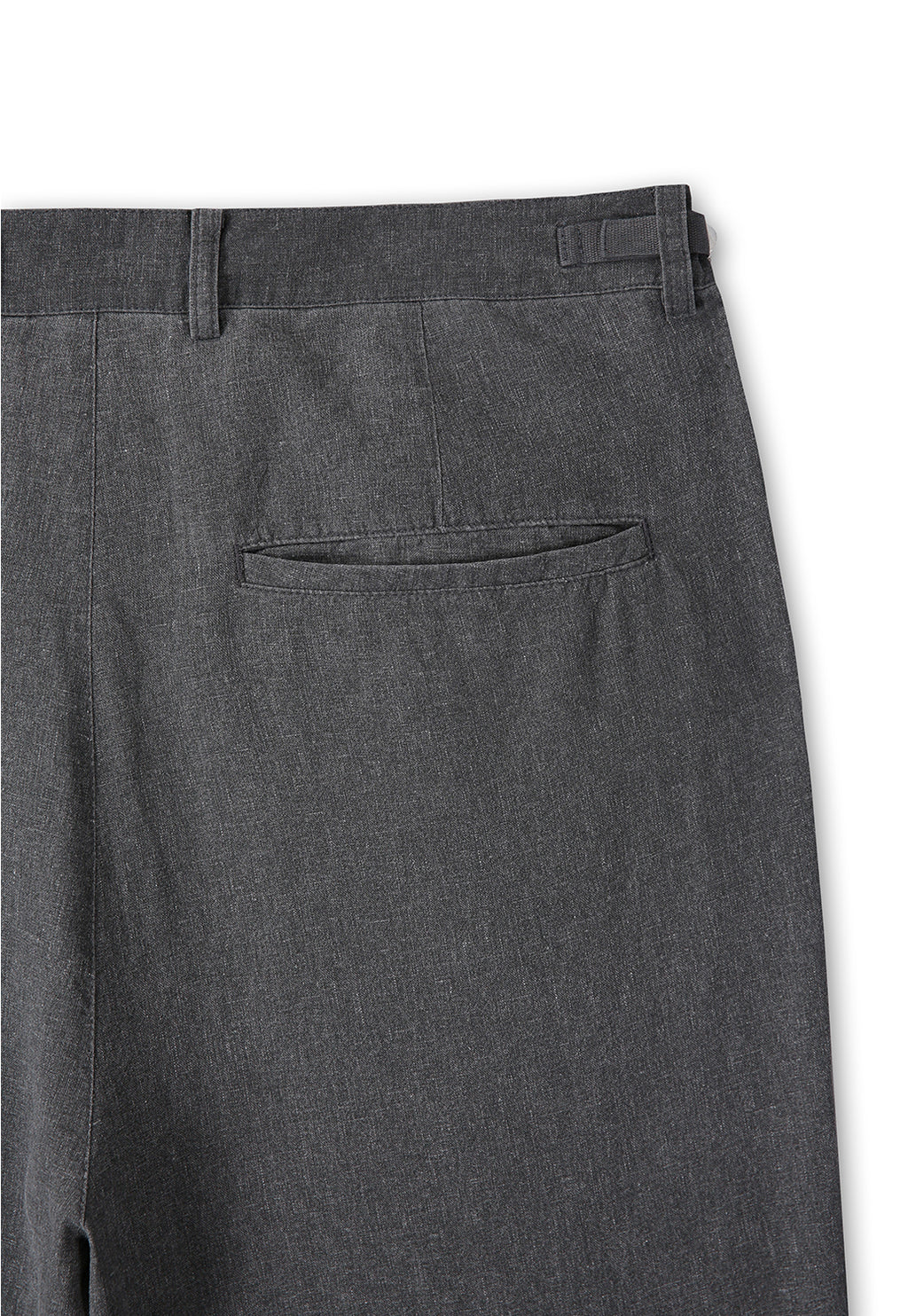 Art if acts - Linen Reverse One Tuck Pants (Charcoal) product image 11 | TRAB K-Fashion Australia