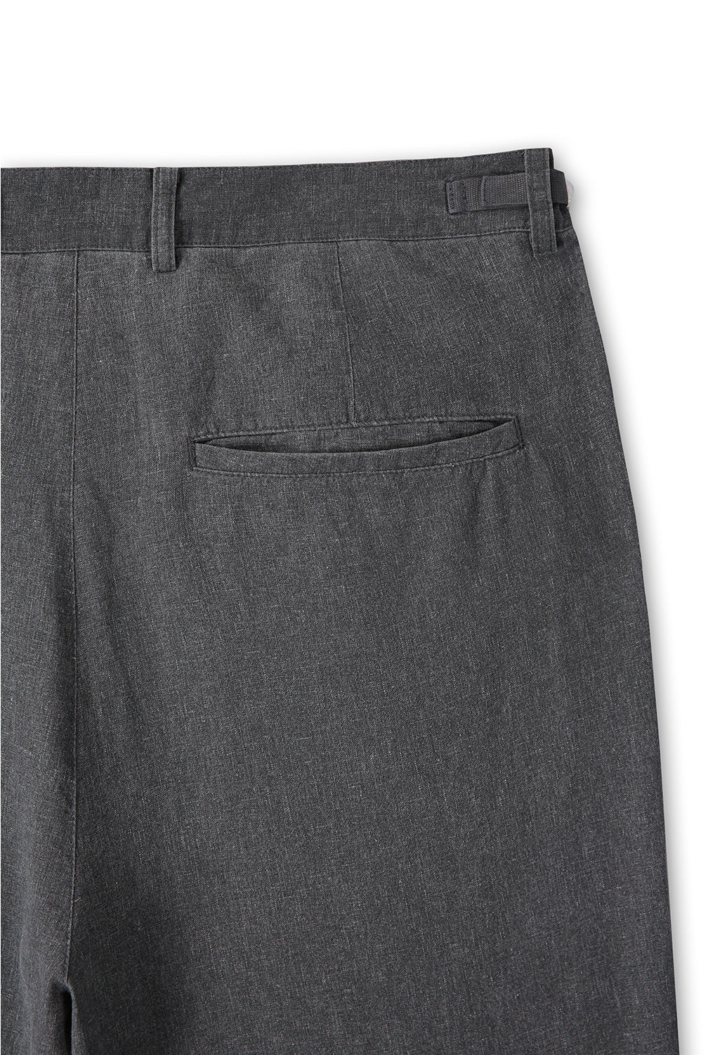 Art if acts - Linen Reverse One Tuck Pants (Charcoal) product image 11 | TRAB K-Fashion Australia