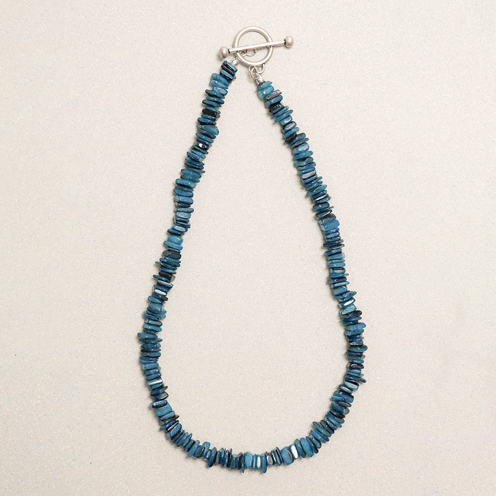 Towtow Archive - Luna Shell Necklace (Blue) product image 1 | TRAB K-Fashion Australia