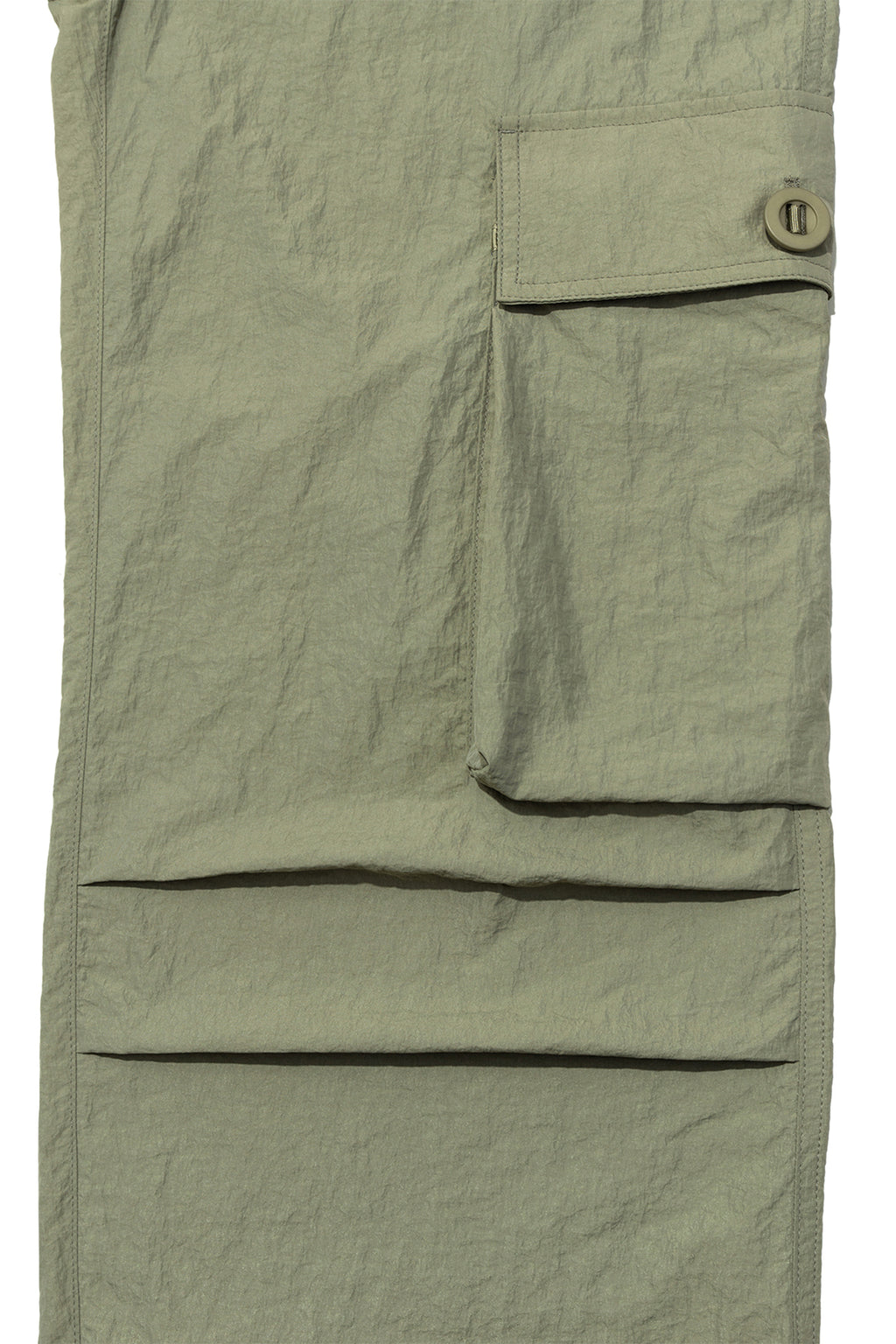 Matin Kim - String Nylon Cargo Pants (Khaki) product image 5 | TRAB K-Fashion Australia