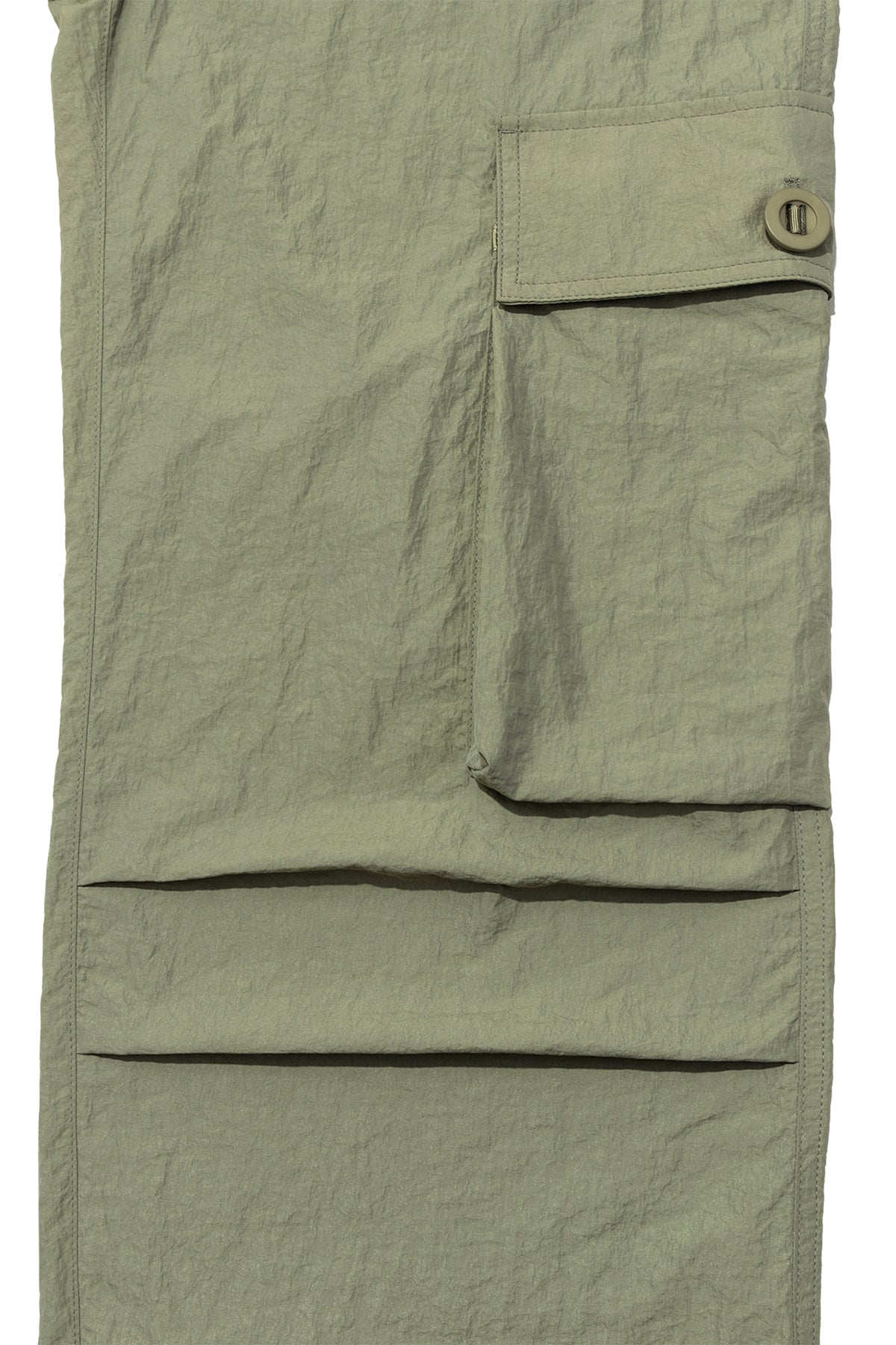 Matin Kim - String Nylon Cargo Pants (Khaki) product image 5 | TRAB K-Fashion Australia