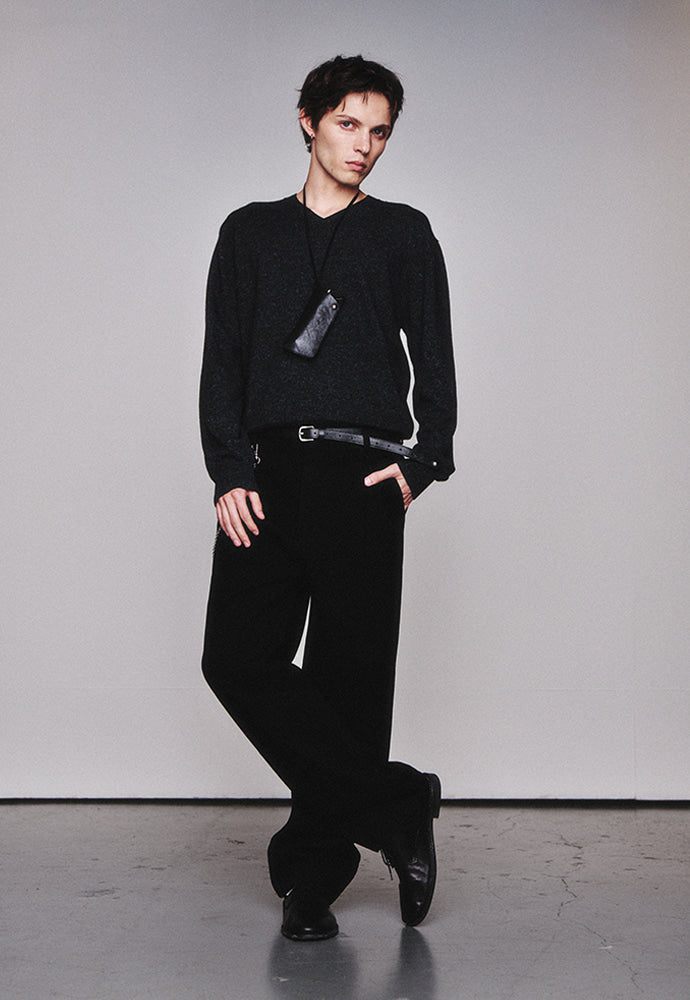 Art if acts - Cashmere V-Neck Knit (Anchor) product image 4 | TRAB K-Fashion Australia