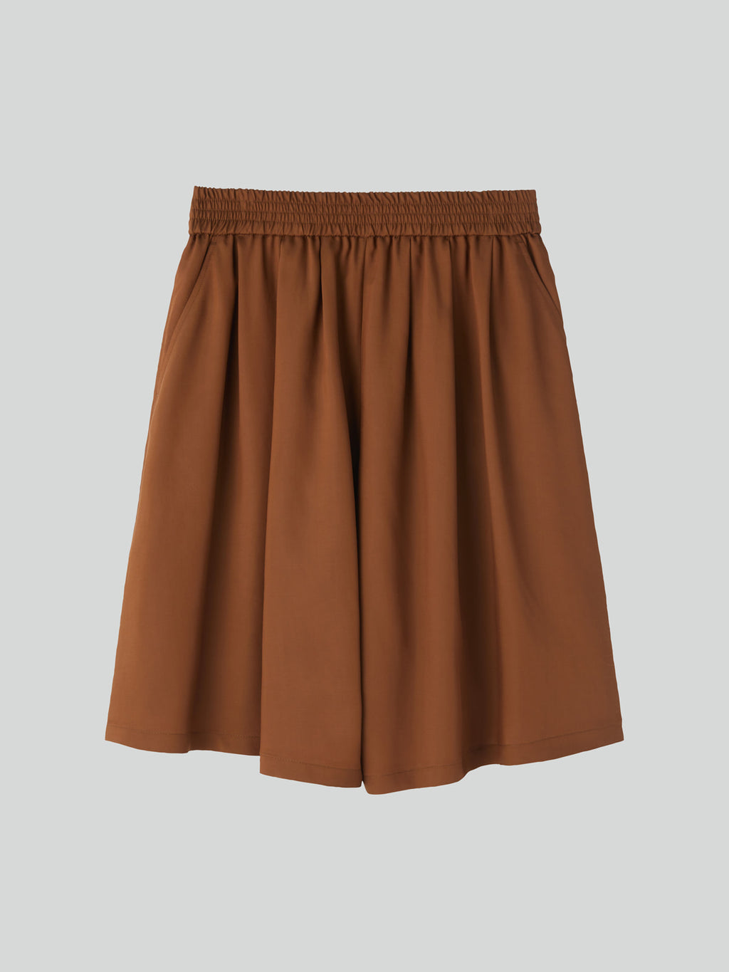 Recto - Banding Wide Culotte Pants (Red Brown) product image 6 | TRAB K-Fashion Australia