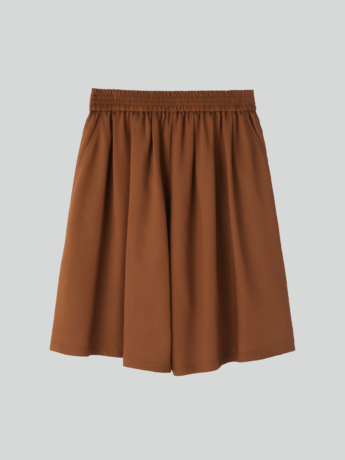 Recto - Banding Wide Culotte Pants (Red Brown) product image 6 | TRAB K-Fashion Australia