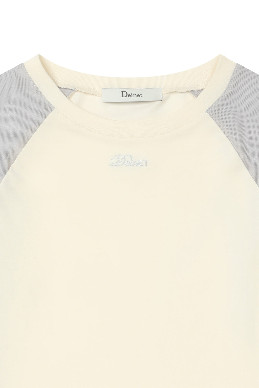 Deinet - Mesh Contrast Raglan Half Sleeve (Light Yellow) product image 12 | TRAB K-Fashion Australia