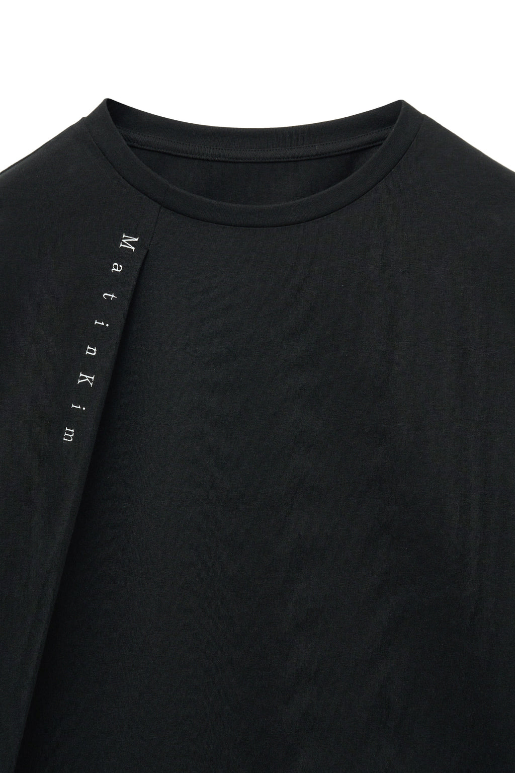 Matin Kim - Tuck Point Long Sleeve Top (Black) product image 3 | TRAB K-Fashion Australia