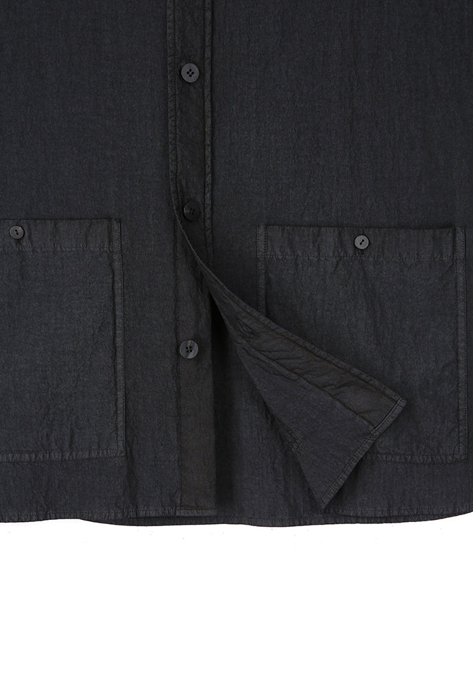 Art if acts - Garment Dyed Two Pocket Half Shirt (Faded Black) product image 11 | TRAB K-Fashion Australia