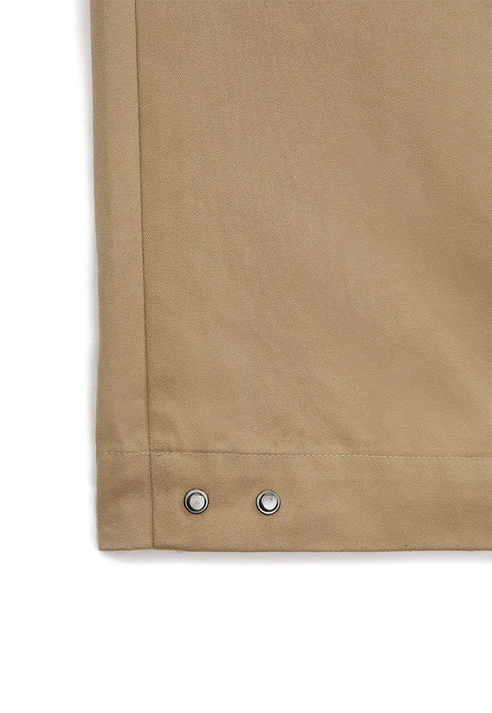 Tonywack - Wide Cut Hidden Snap Closure Trousers (Beige) product image 11 | TRAB K-Fashion Australia