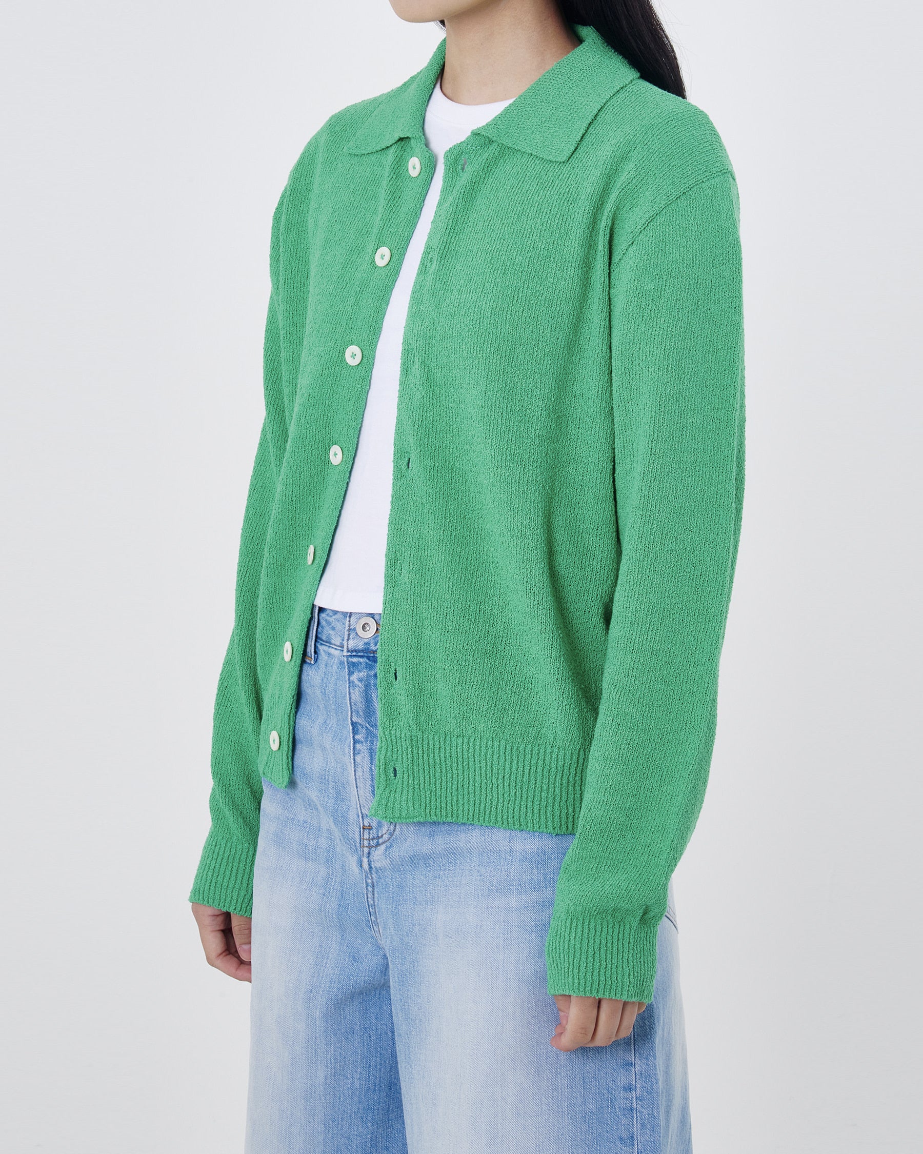 Brownyard - Collar Cardigan (Green) product image 2 | TRAB K-Fashion Australia