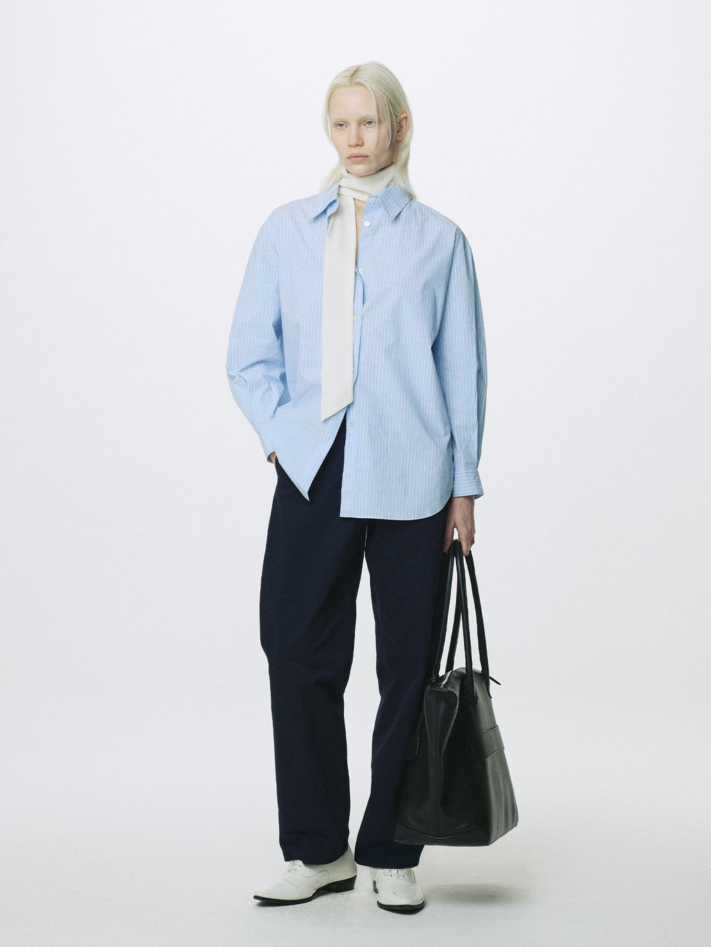 Tonywack - Curved Cotton Chino Pants (Navy) product image 2 | TRAB K-Fashion Australia