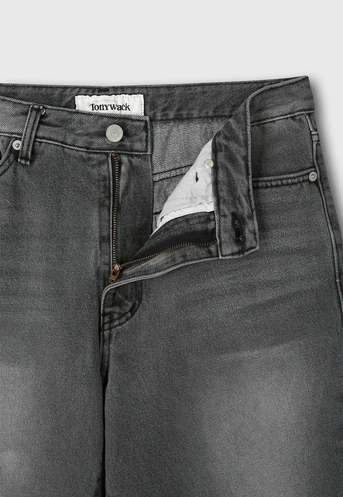 Tonywack - Twist-Cut Denim Jeans (Washed Grey) product image 9 | TRAB K-Fashion Australia